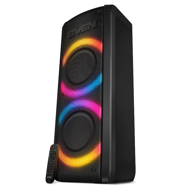 Портативная акустика АС PS-710, черн (100 Вт, TWS, BT, FM, 4400мАxч)