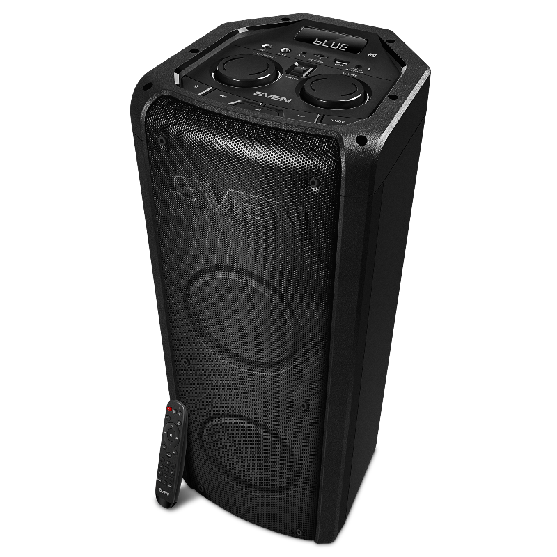 Портативная акустика АС PS-710, черн (100 Вт, TWS, BT, FM, 4400мАxч)