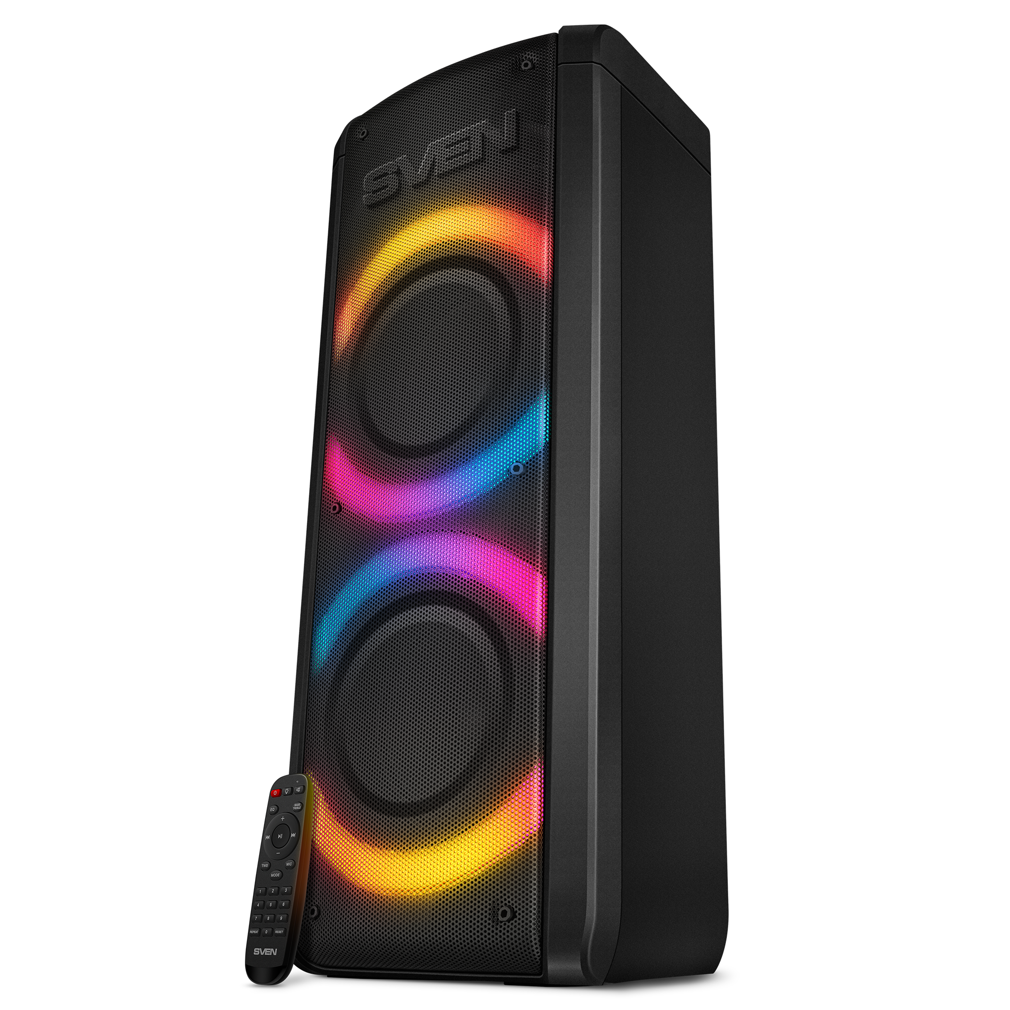Портативная акустика АС PS-710, черн (100 Вт, TWS, BT, FM, 4400мАxч)