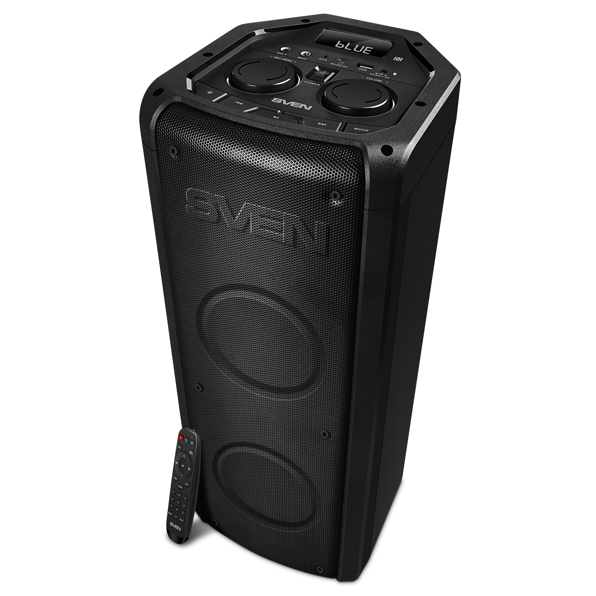 Портативная акустика АС PS-710, черн (100 Вт, TWS, BT, FM, 4400мАxч)