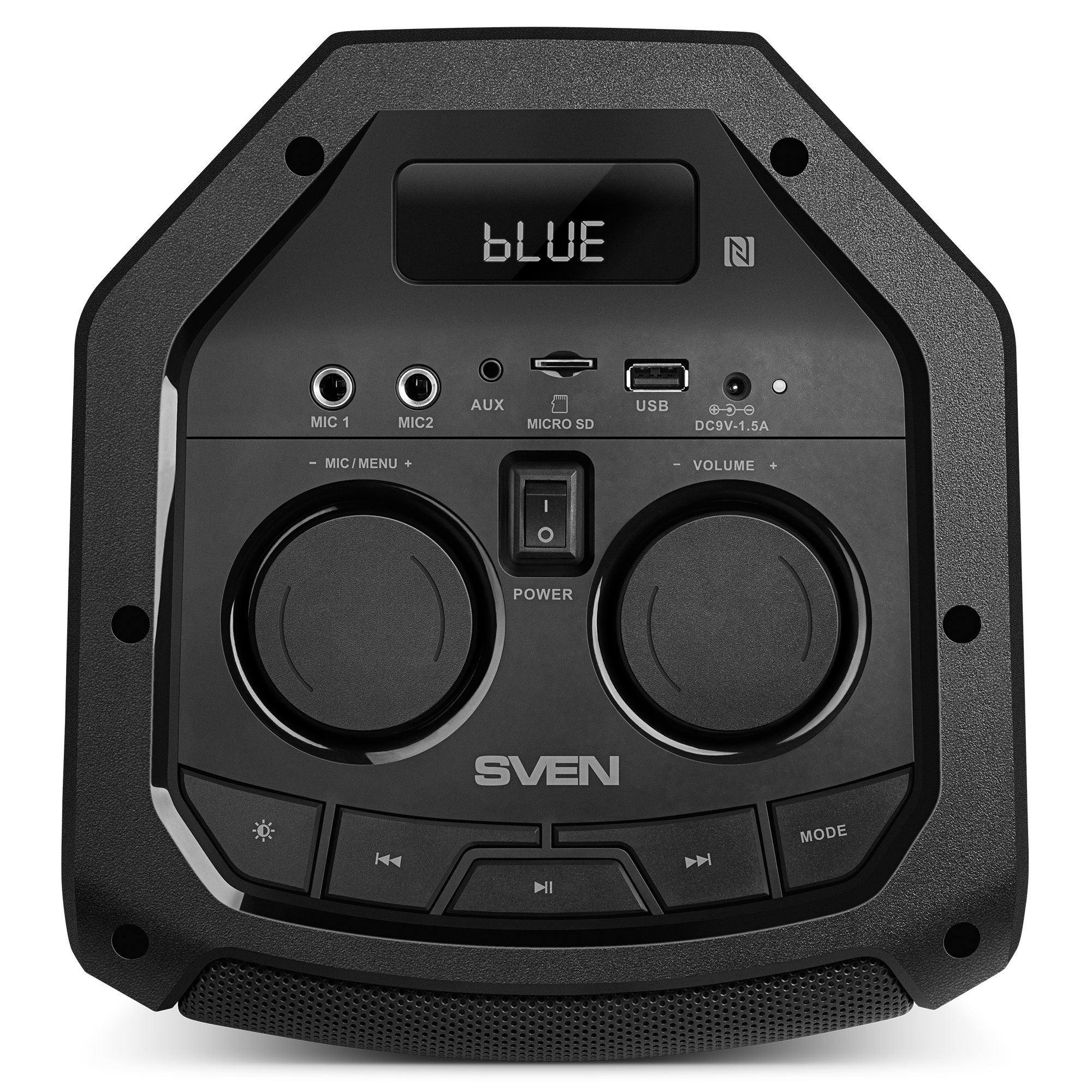 Портативная акустика АС PS-710, черн (100 Вт, TWS, BT, FM, 4400мАxч)