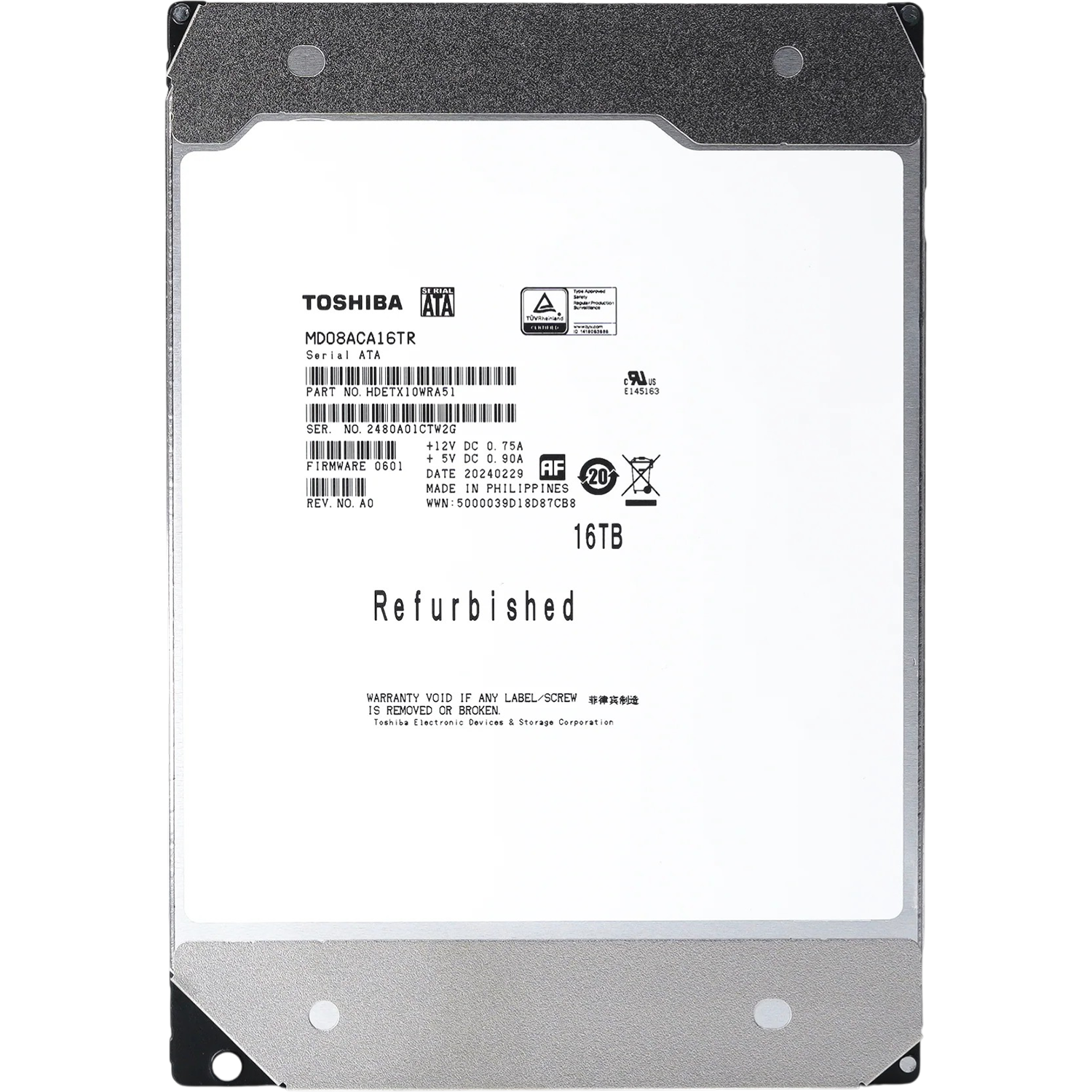 Toshiba 16Tb MD08ACA16TR