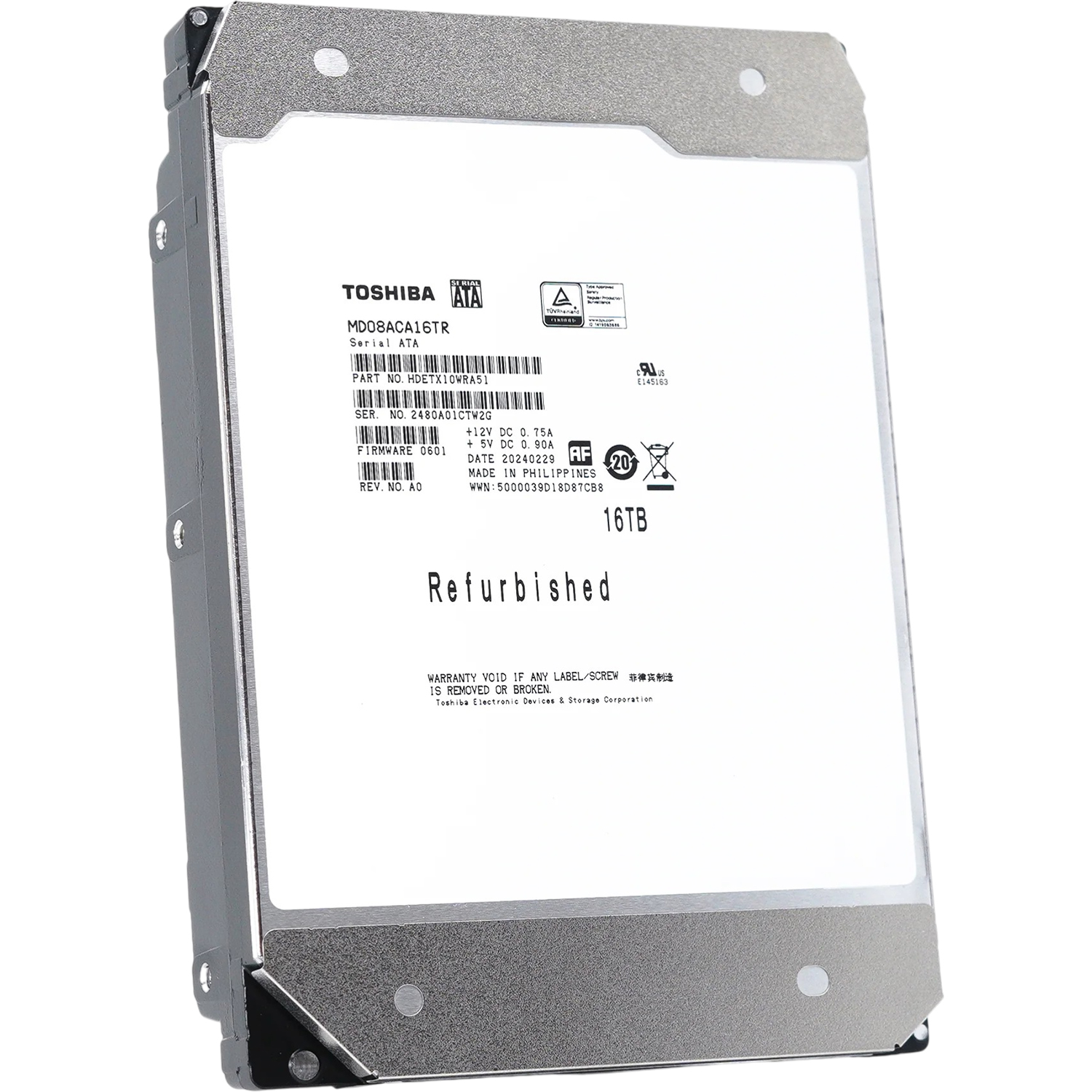 Toshiba 16Tb MD08ACA16TR