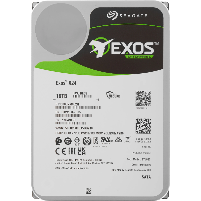 Seagate Exos X24 16Tb ST16000NM002H
