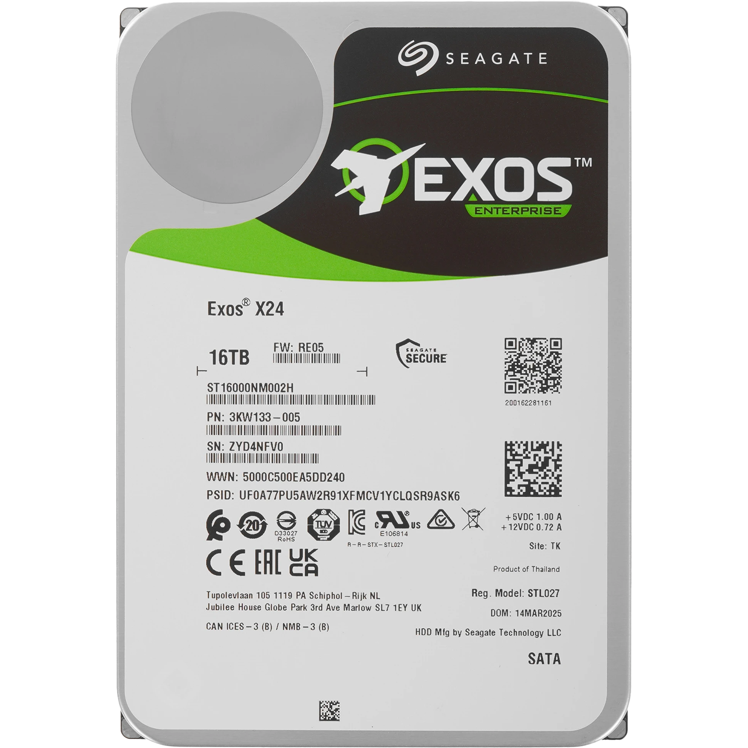 Seagate Exos X24 16Tb ST16000NM002H