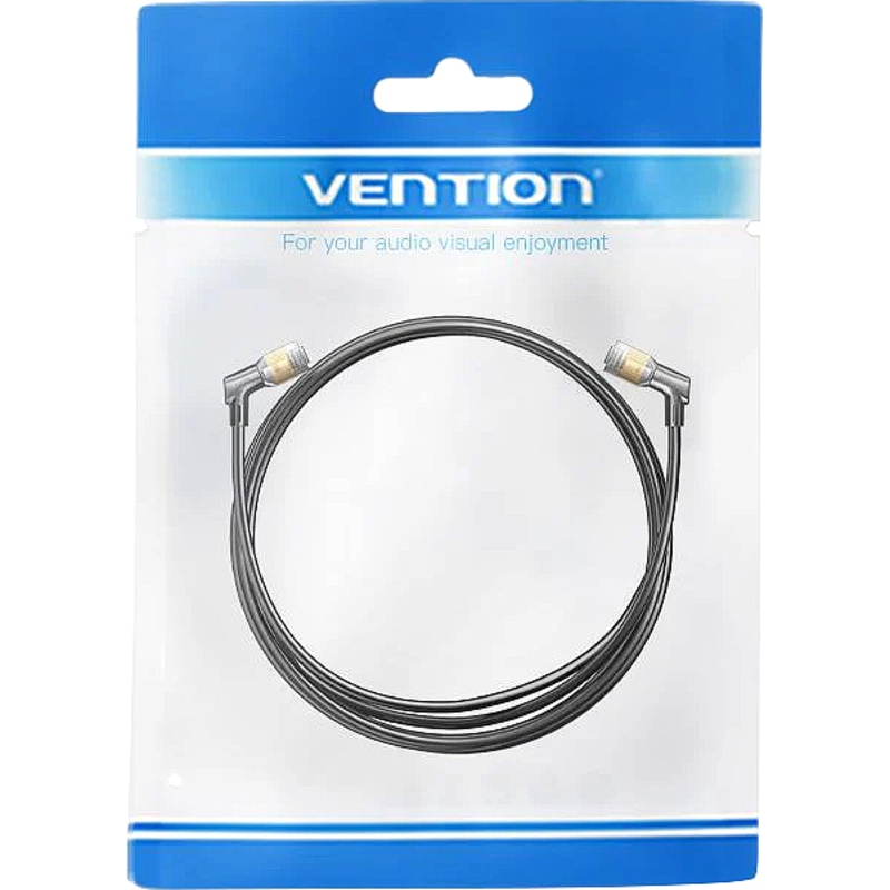 Vention IKLBD STP cat.8, RJ45 угол 360 - 0,5м. Черный