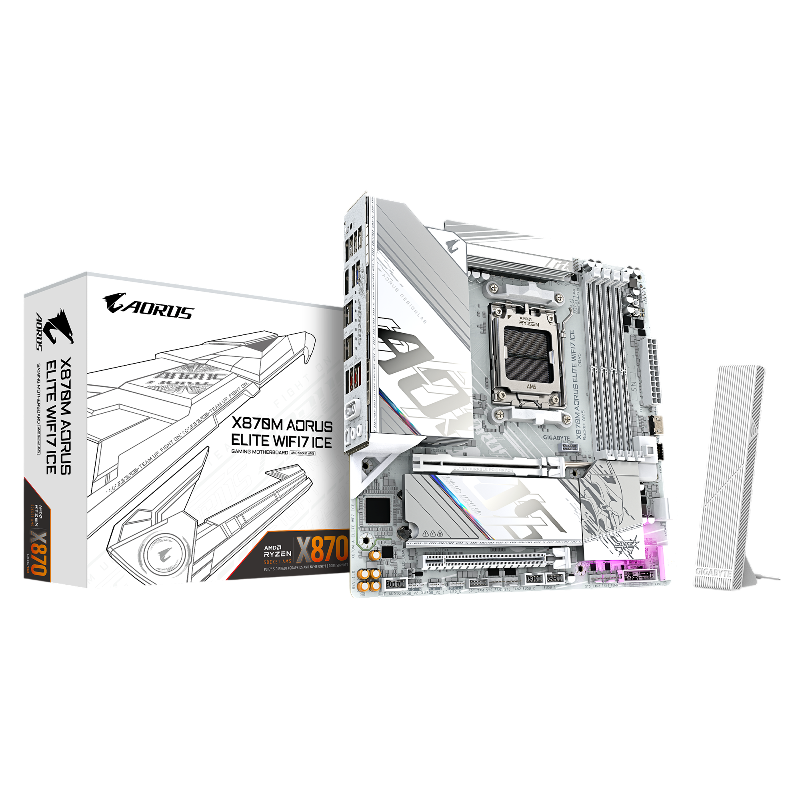 Gigabyte X870M A ELITE WF7 ICE