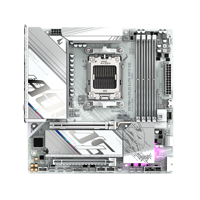 Gigabyte X870M A ELITE WF7 ICE
