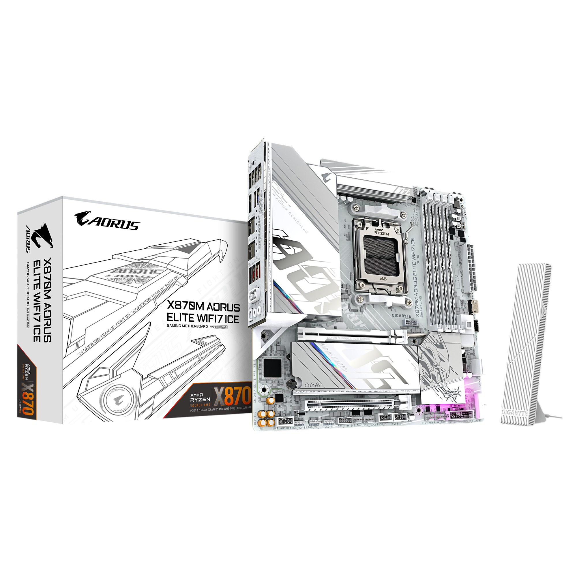 Gigabyte X870M A ELITE WF7 ICE