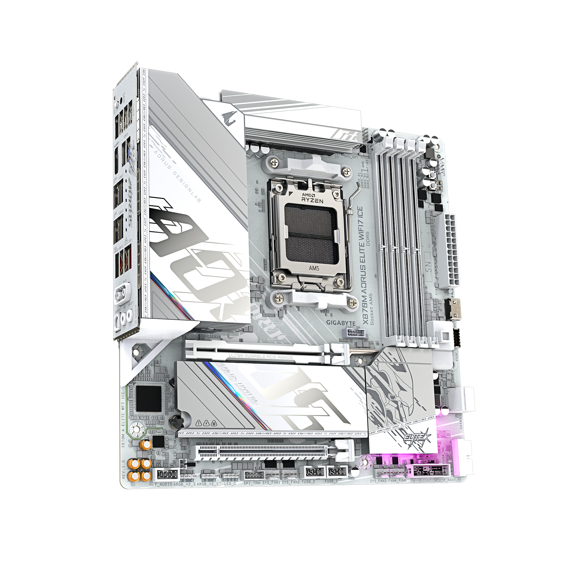 Gigabyte X870M A ELITE WF7 ICE