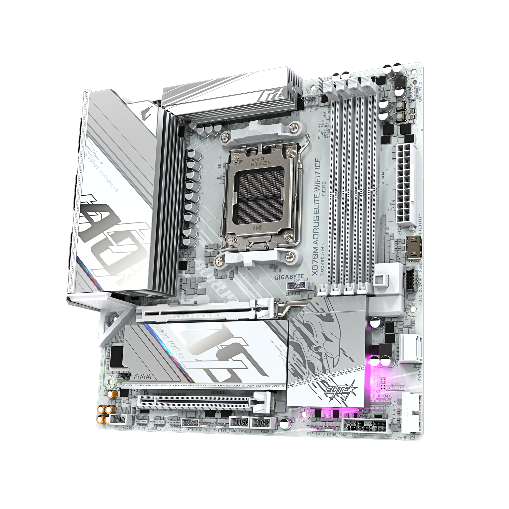 Gigabyte X870M A ELITE WF7 ICE