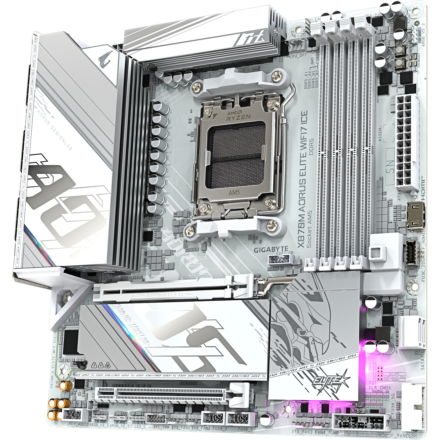 Gigabyte X870M A ELITE WF7 ICE