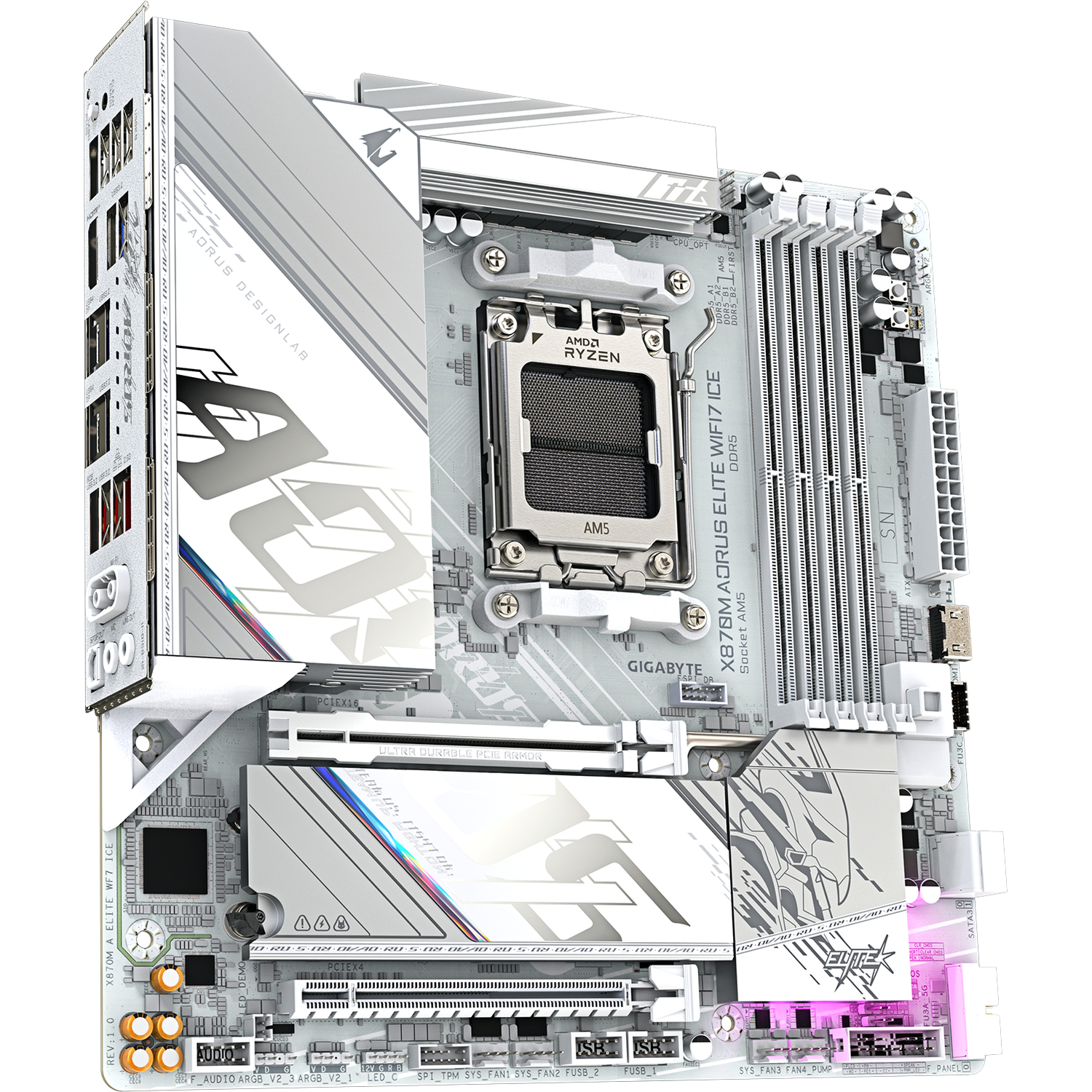 Gigabyte X870M A ELITE WF7 ICE