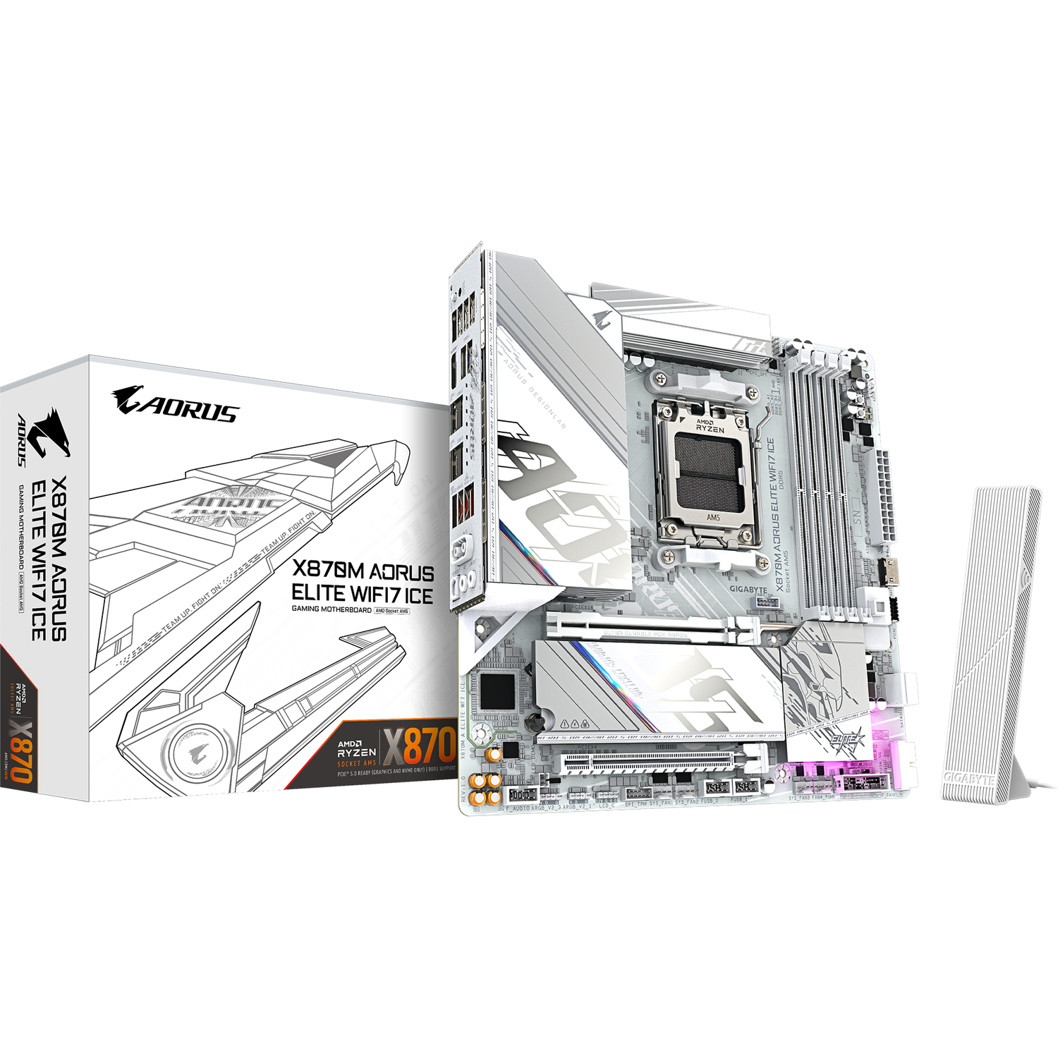 Gigabyte X870M A ELITE WF7 ICE