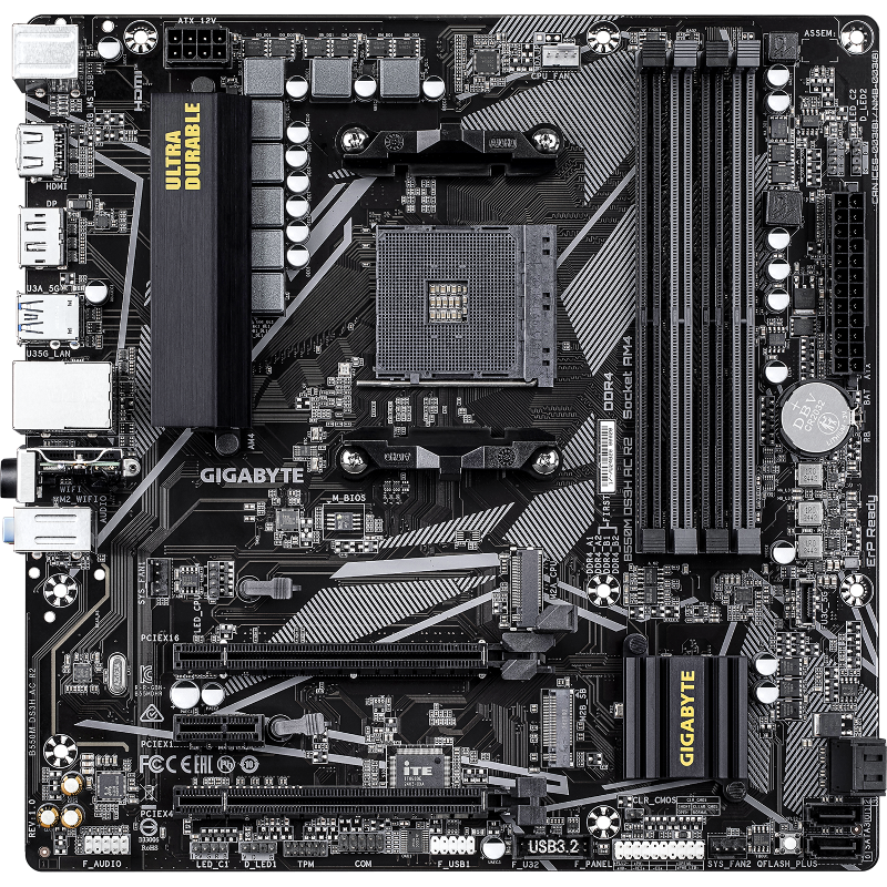Gigabyte B550M DS3H AC R2
