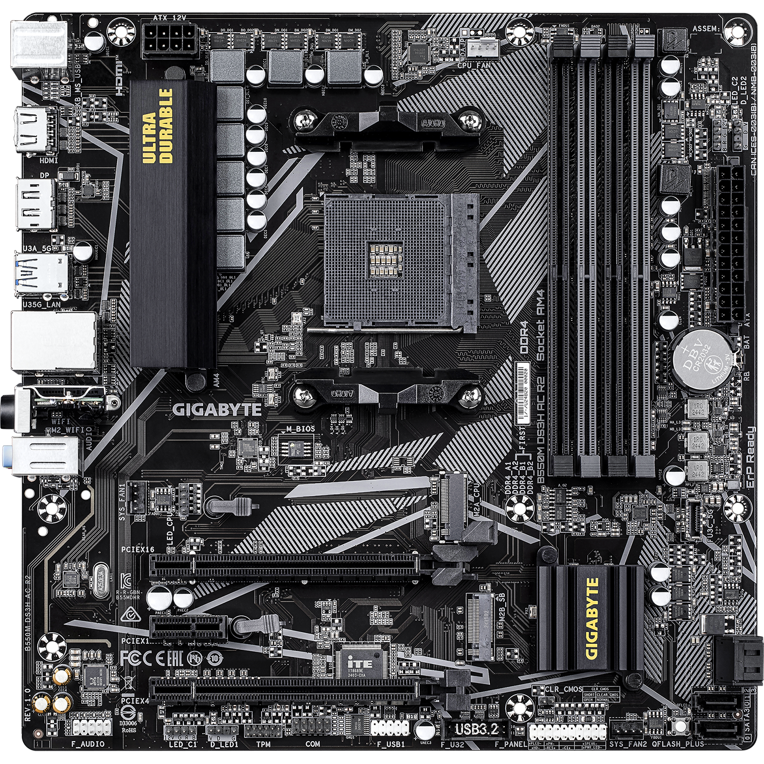 Gigabyte B550M DS3H AC R2