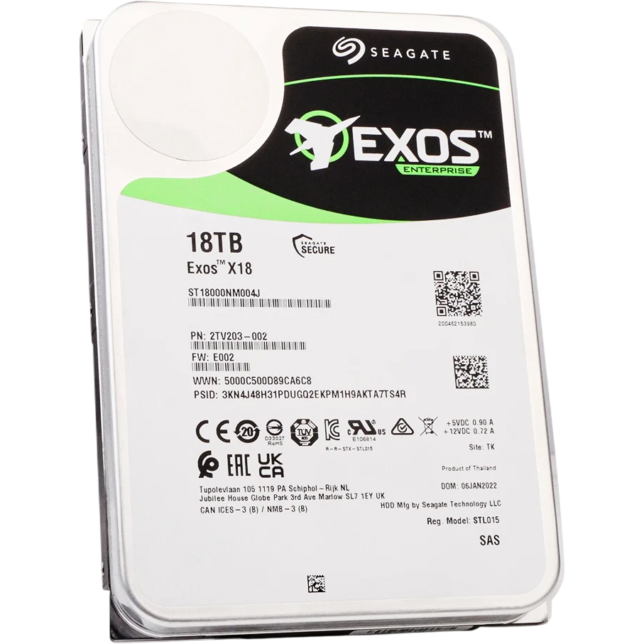 Seagate Exos X18 18Tb (ST18000NM004J)