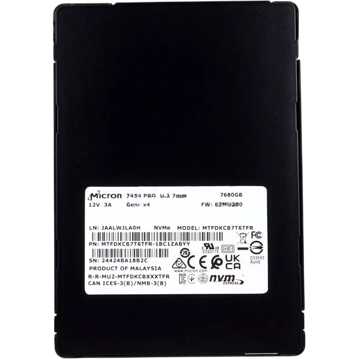 Micron 7450 PRO (MTFDKCB7T6TFR-1BC1ZABYY)