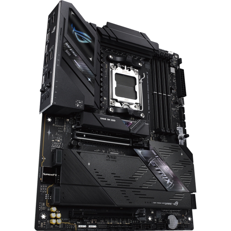 ROG STRIX B850-F GAMING NEO (Socket AM5, ATX, 4xDDR5(256GB), HDMI, 1xPCIe 5.0x16/1xPCIe 4.0x16, 2xSATA 6Gb/s, 4xM.2,1xLAN (5GbE), Wi-Fi 7, BT, 3xType-C, 5xUSB 3.0, 2xUSB2.0)