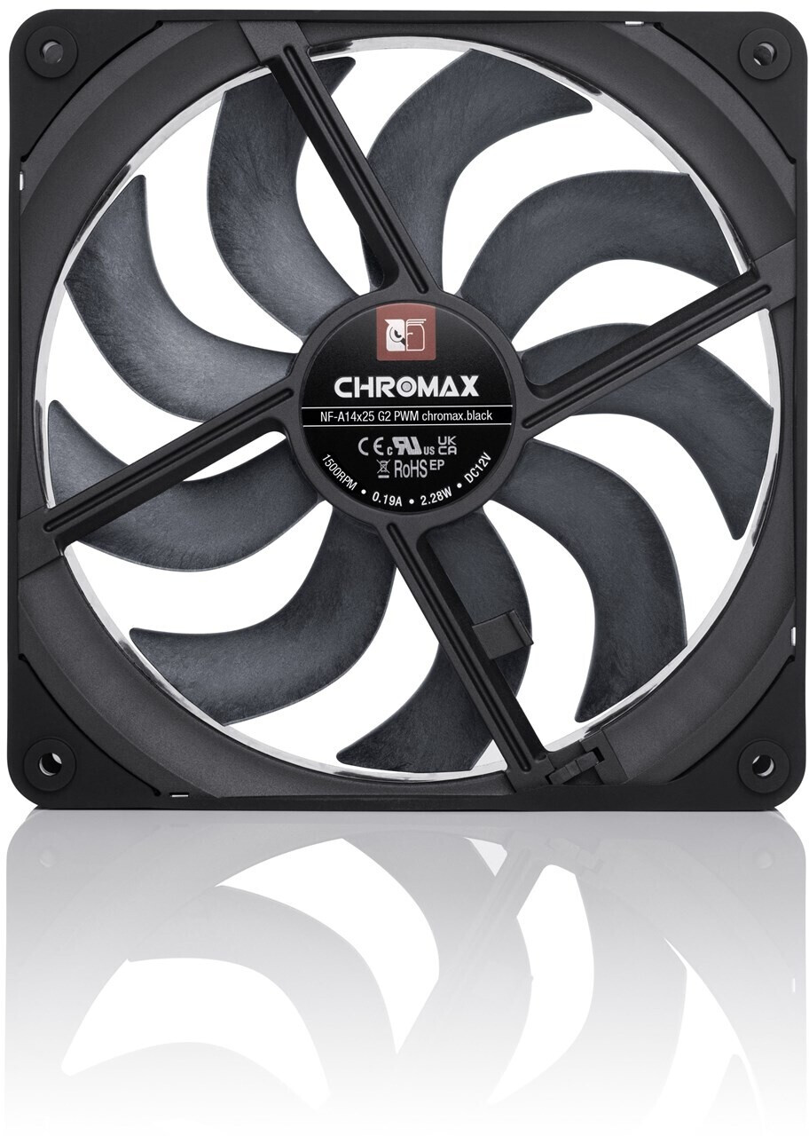 Noctua NF-A14x25 G2 PWM chromax.black.swap