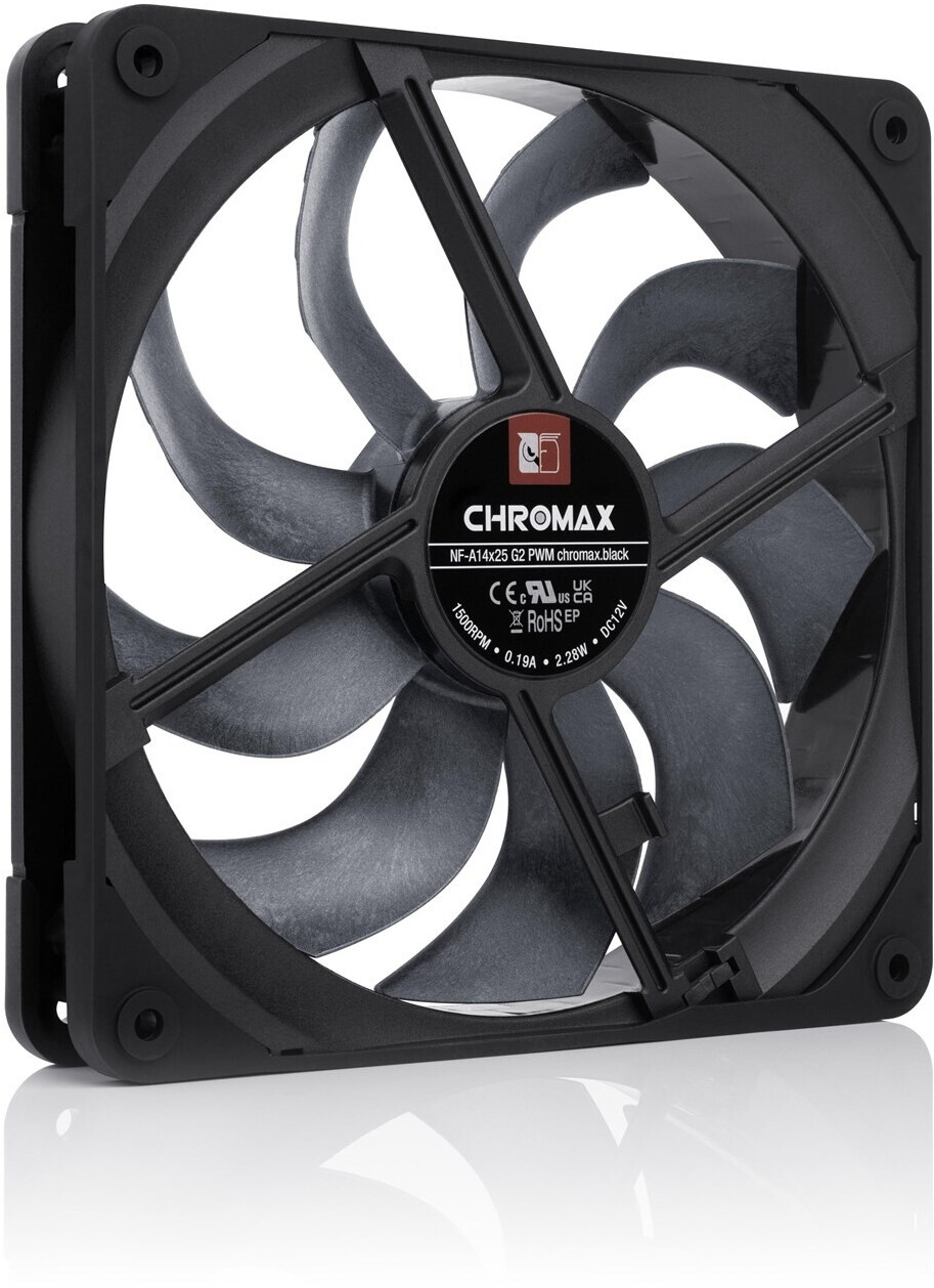 Noctua NF-A14x25 G2 PWM chromax.black.swap