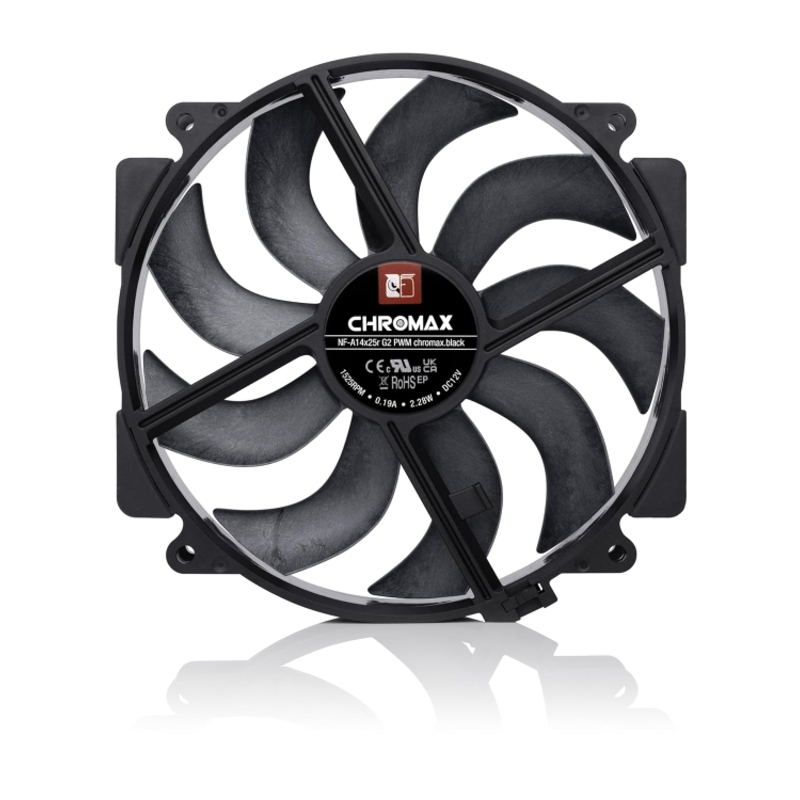 Noctua NF-A14x25r G2 PWM chromax.black.swap