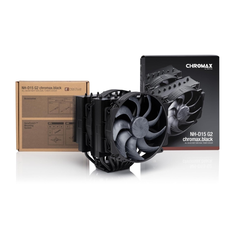Noctua CPU Cooler NH-D15 G2 chromax.black Black