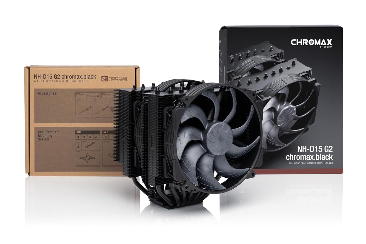 Noctua CPU Cooler NH-D15 G2 chromax.black Black