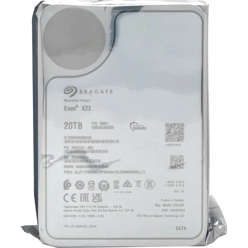 Seagate Exos X22 20Tb ST20000NM004E