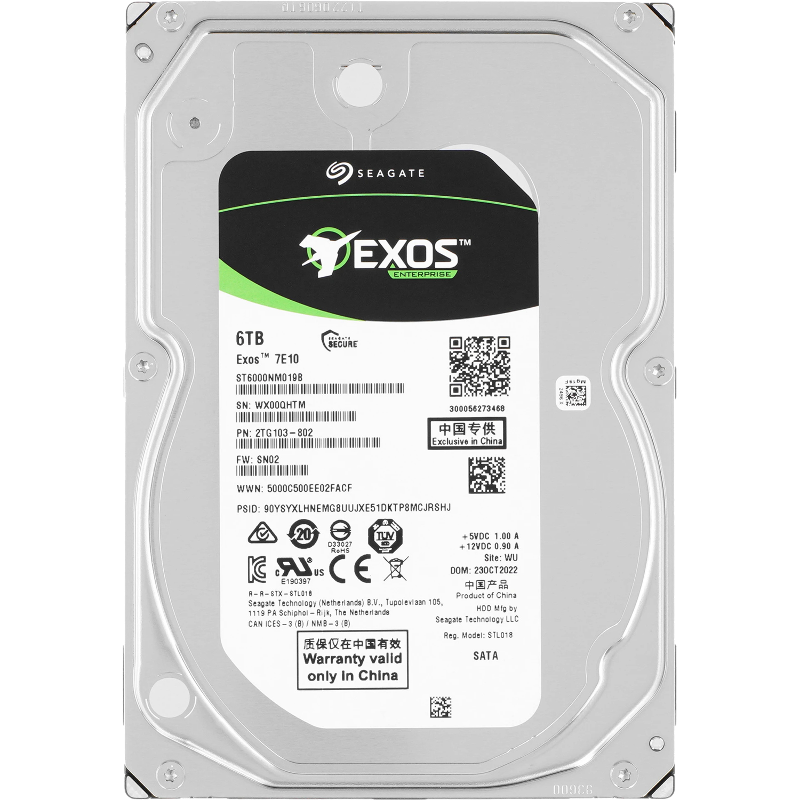 Seagate Exos 7E10 6Tb ST6000NM019B