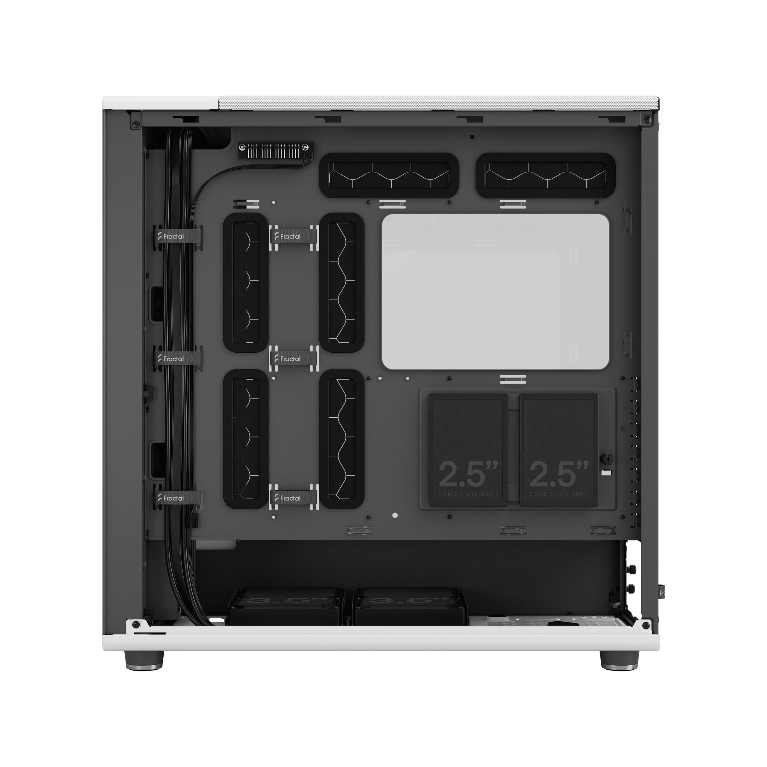 Fractal Design North XL RC Chalk TG Clear White