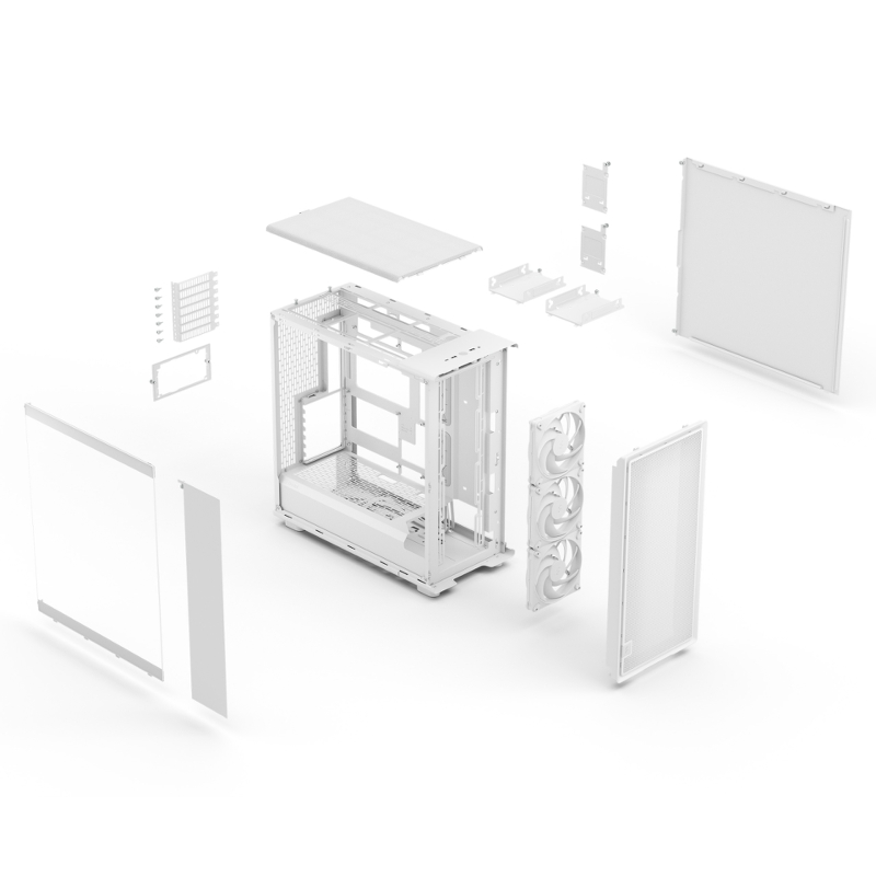 Fractal Design Epoch XL TG Clear White арт. FD-C-EPO1X-03