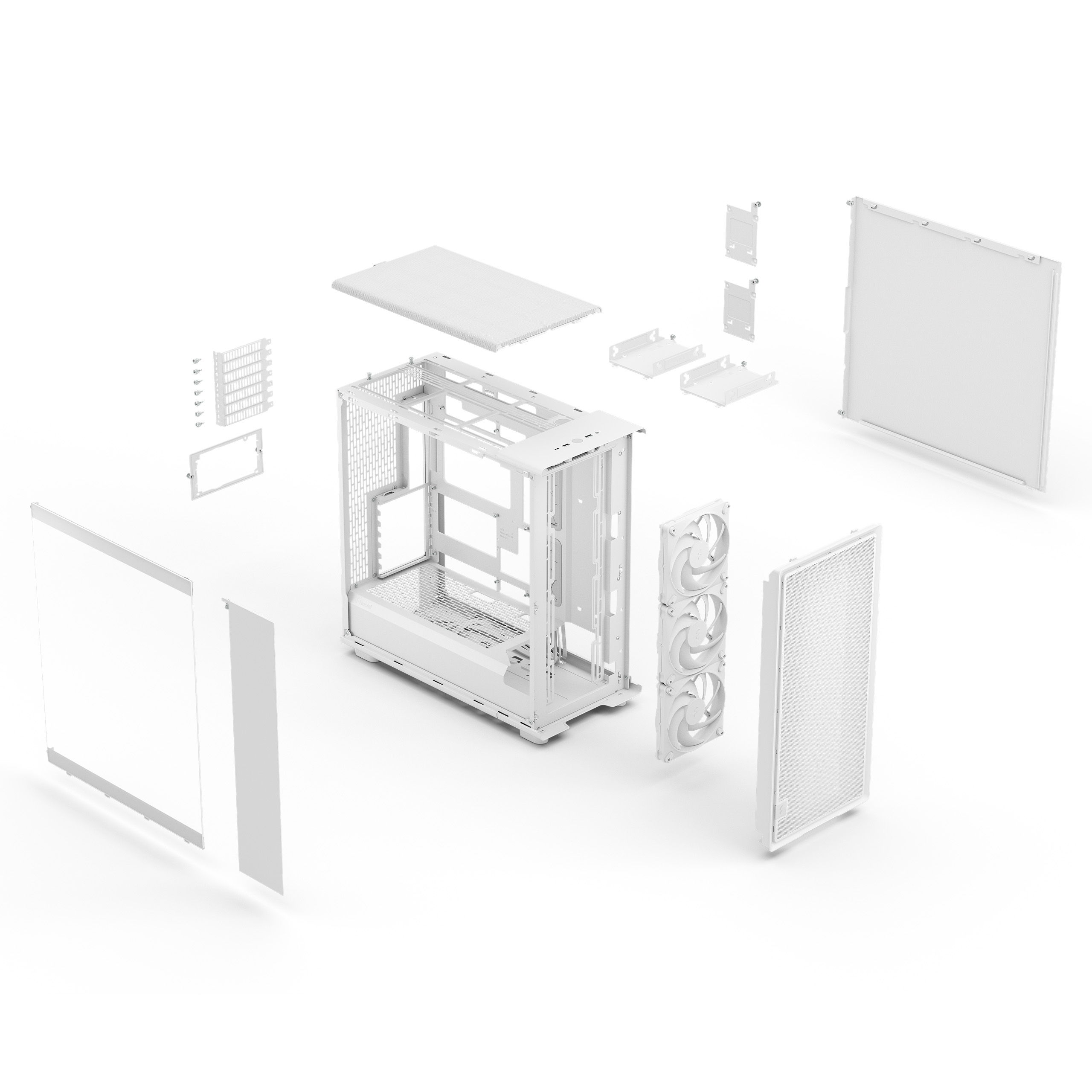 Fractal Design Epoch XL TG Clear White арт. FD-C-EPO1X-03
