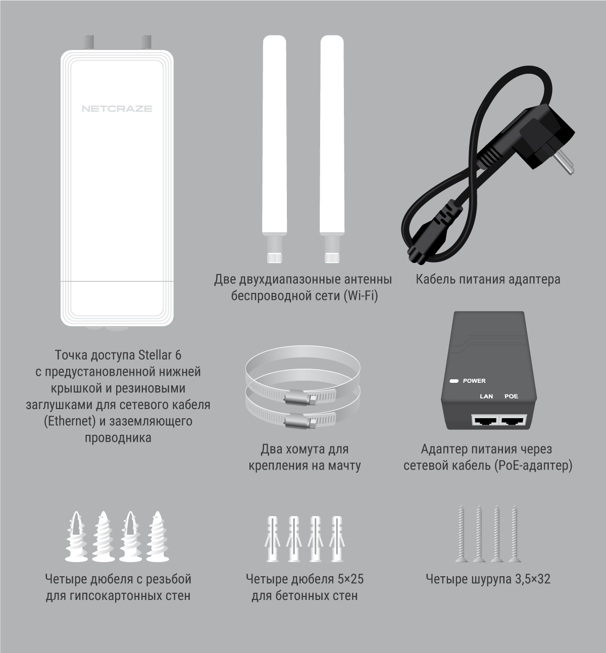 Netcraze Stellar 6 (NAP-650)