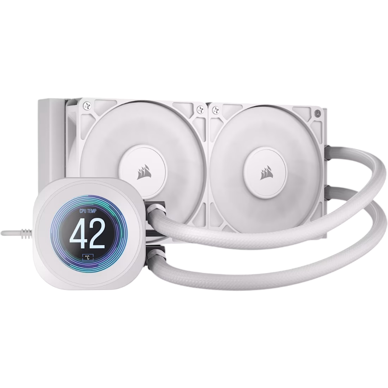Corsair NAUTILUS 240 RS LCD White