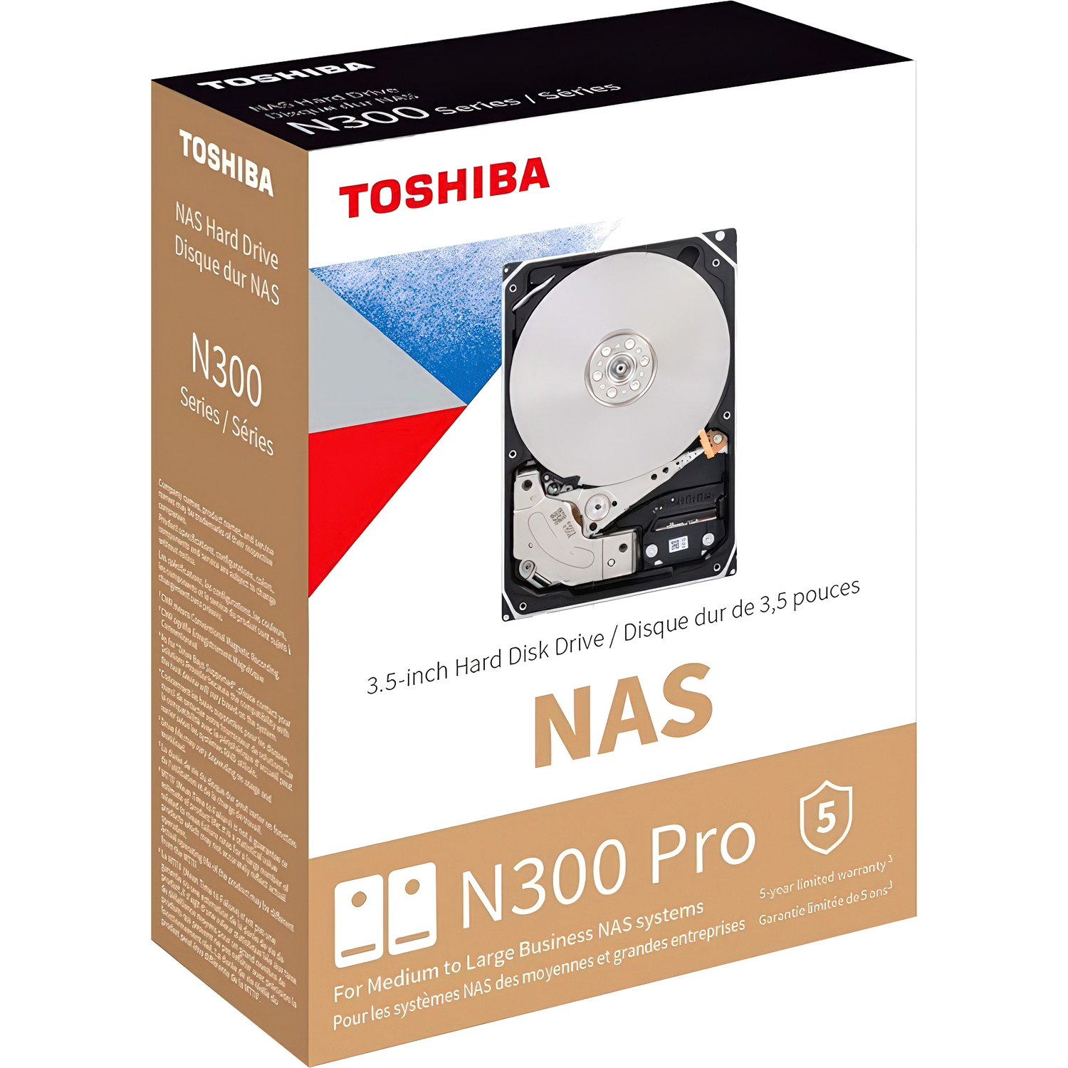 Toshiba N300 PRO NAS 22Tb (HDWG82CXZSTB)