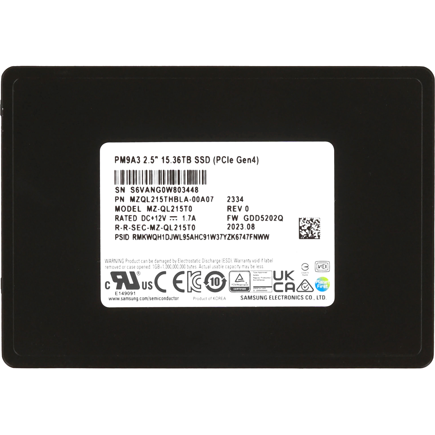 Samsung MZQL215THBLA-00A07