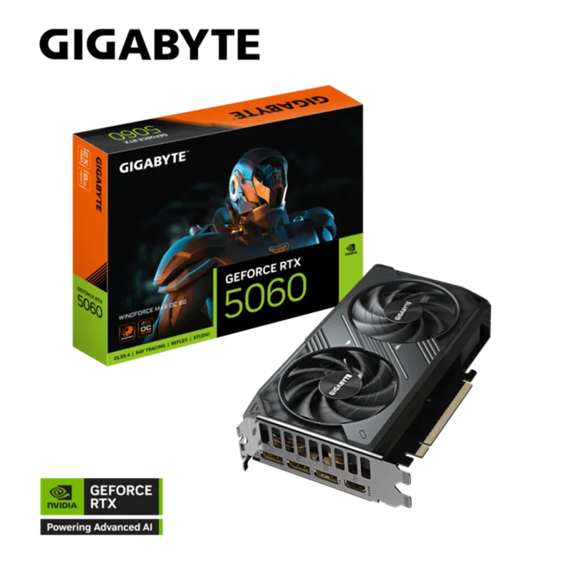 GIGABYTE  GeForce RTX 5060 WINDFORCE MAX OC 8G