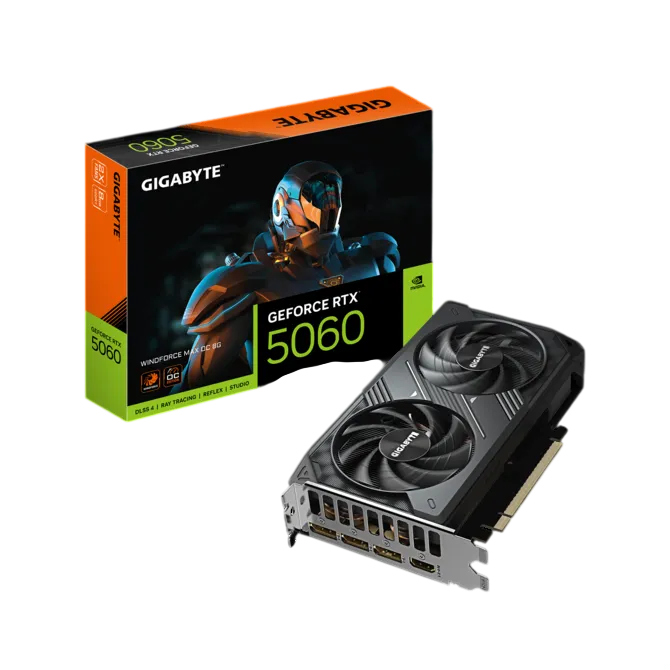 GIGABYTE  GeForce RTX 5060 WINDFORCE MAX OC 8G