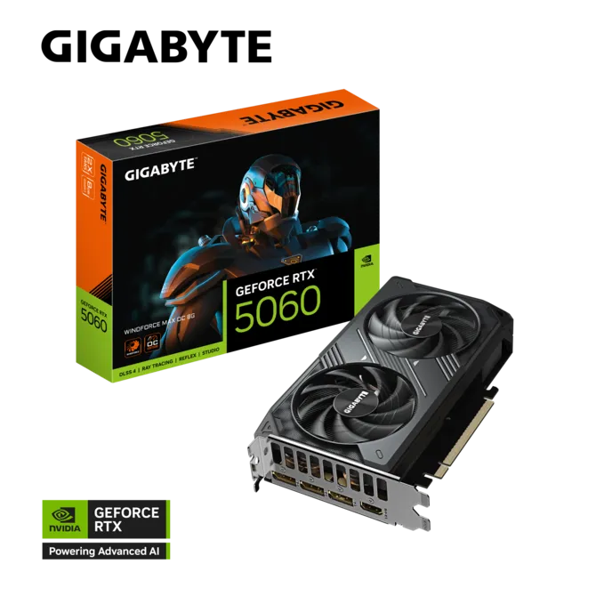 GIGABYTE  GeForce RTX 5060 WINDFORCE MAX OC 8G