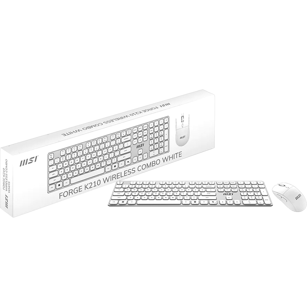 MSI FORGE K210 W COMBO WHITE RU