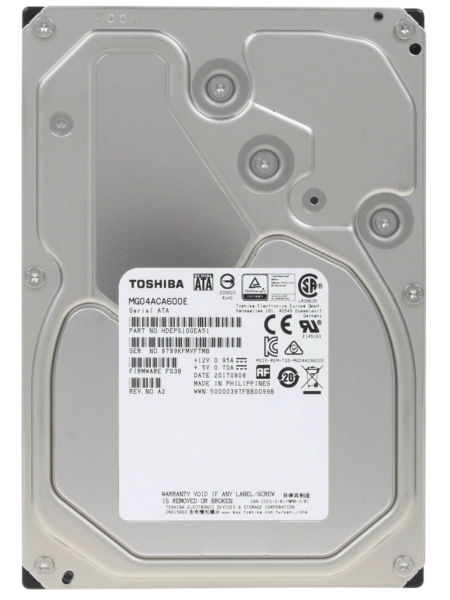 Toshiba MG04ACA600H