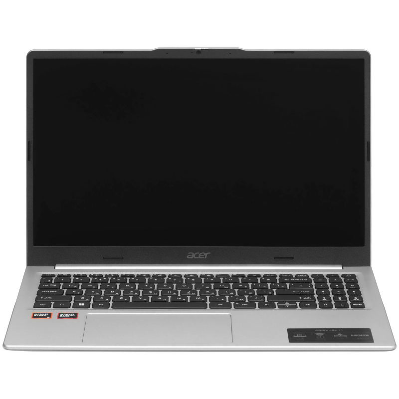 Ноутбук Acer Aspire Lite AL15-21P-R0R4 Ryzen 5 40 8Gb SSD512Gb AMD Radeon 610M 15.6" IPS FHD (1920x1080) без ОС silver WiFi BT Cam 4574mAh (NX.DTQCD.003)