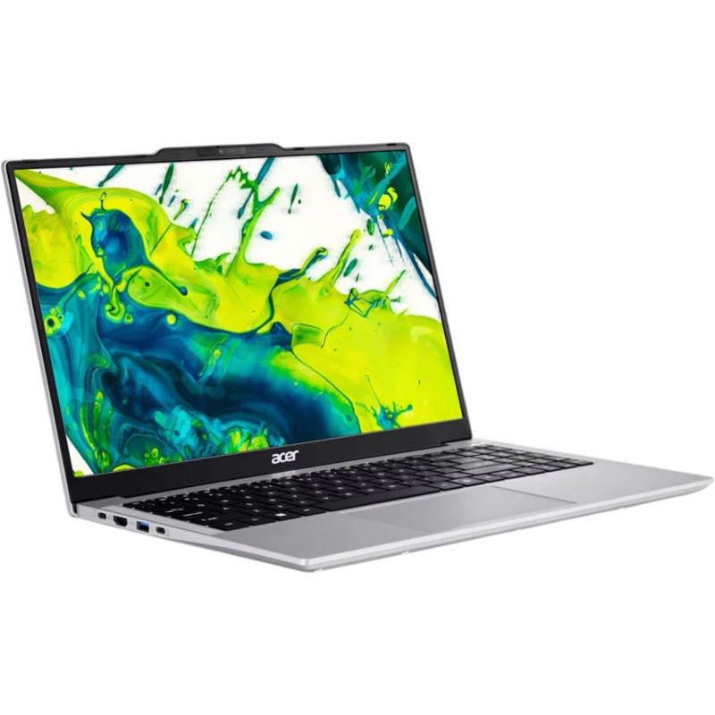 Ноутбук Acer Aspire Lite AL15-53P-722Q Core i7 1355U 16Gb SSD512Gb Intel Iris Xe graphics 15.6" IPS FHD (1920x1080) без ОС silver WiFi BT Cam 5100mAh (NX.DGCCD.002)