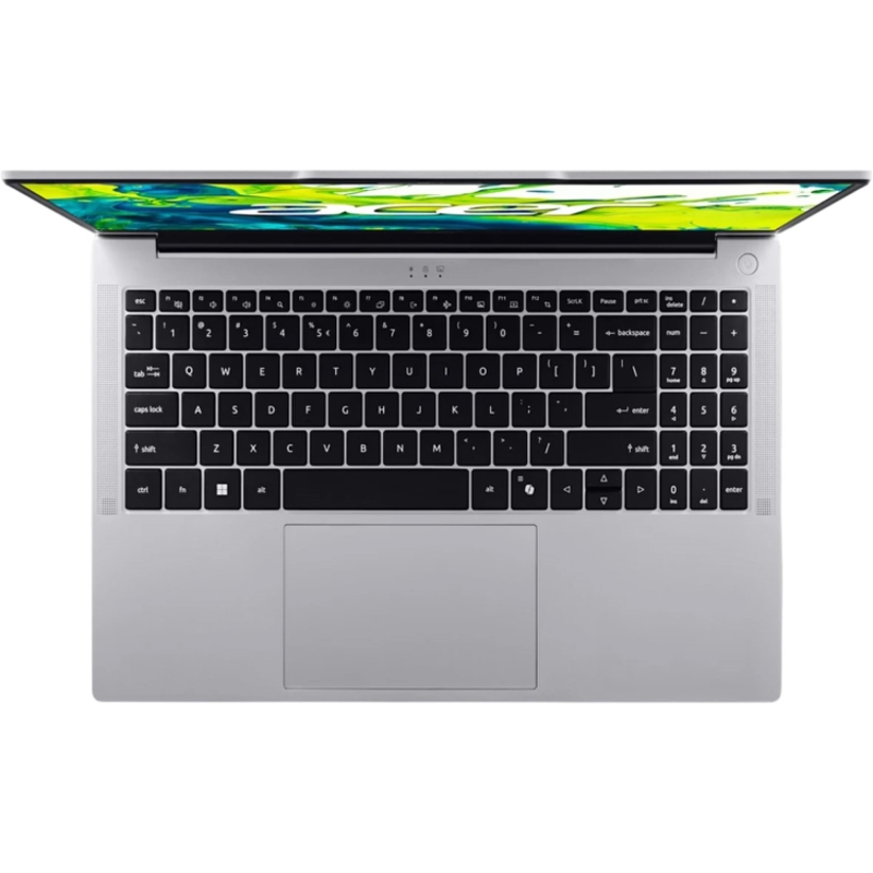 Ноутбук Acer Aspire Lite AL15-53P-722Q Core i7 1355U 16Gb SSD512Gb Intel Iris Xe graphics 15.6" IPS FHD (1920x1080) без ОС silver WiFi BT Cam 5100mAh (NX.DGCCD.002)
