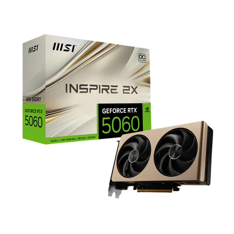 MSI GeForce RTX 5060 8G INSPIRE 2X OC