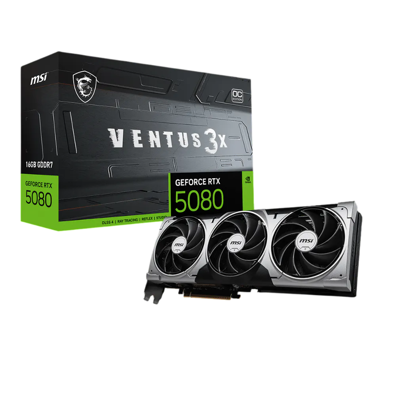 MSI GeForce RTX 5080 16G VENTUS 3X
