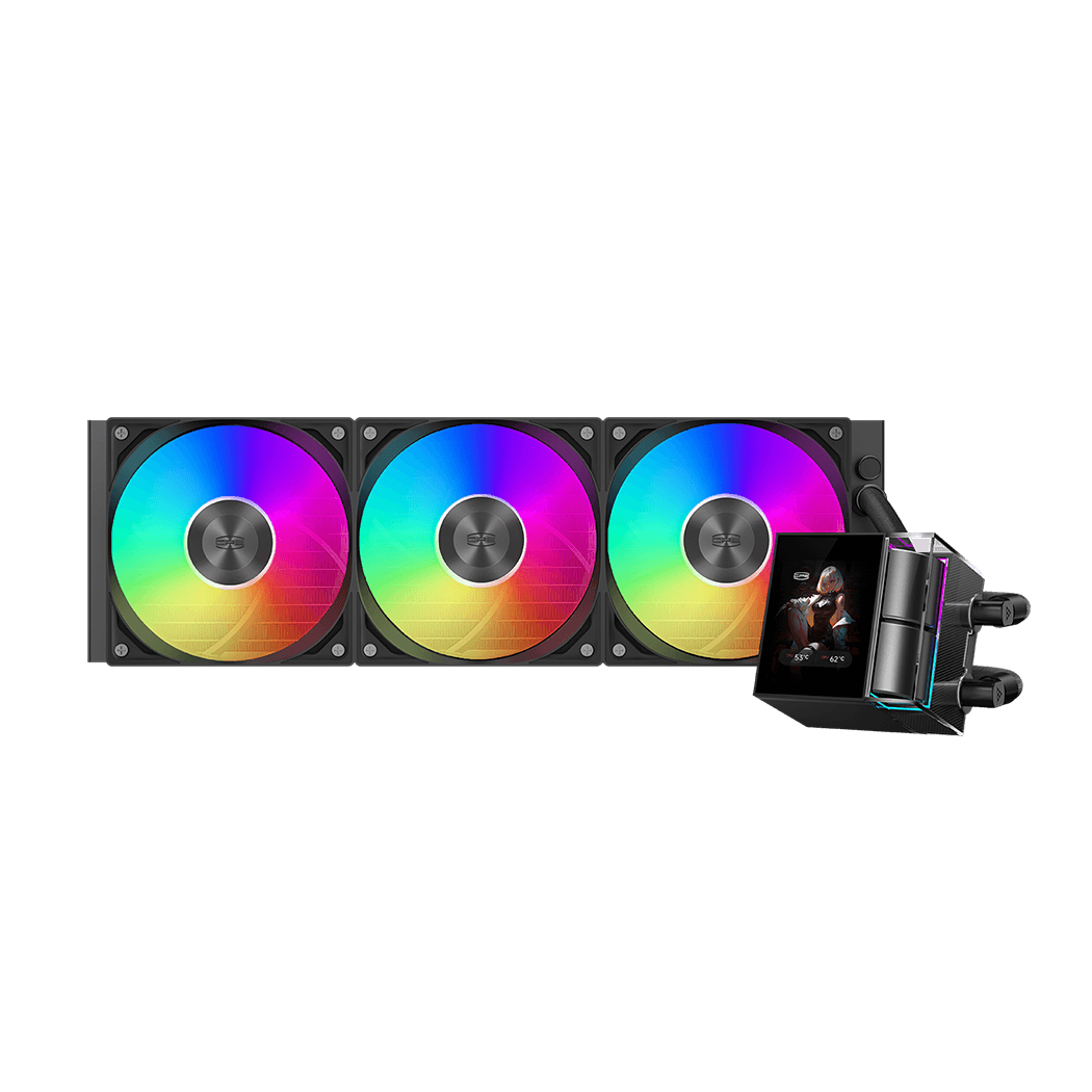 PCCooler DS360 ARGB Display BK