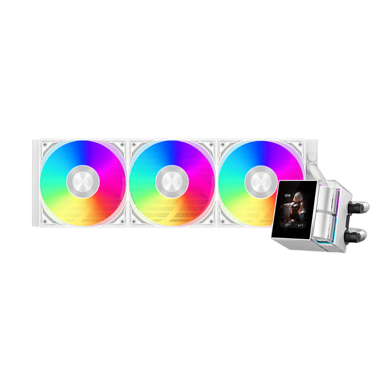PCCooler DS360 ARGB Display WH