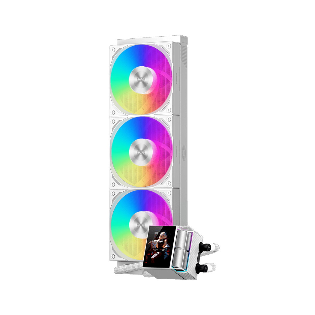 PCCooler DS360 ARGB Display WH